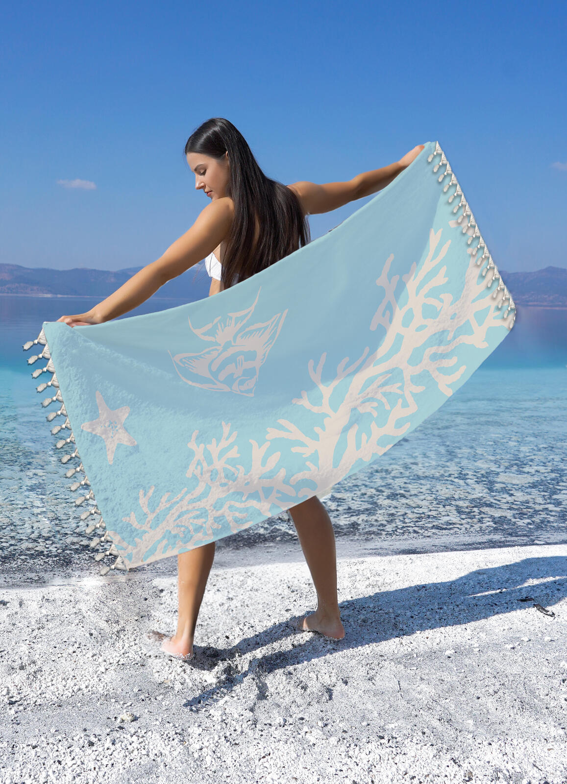 TAYLOR FOUTA BEACH TOWEL 90X170 Tellini S.r.l. Wholesale Clothing